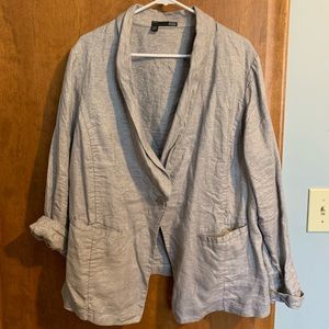 2X // Eileen Fisher sparkle blazer